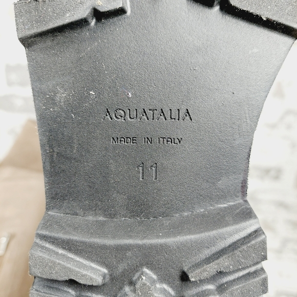 AQUATALIA Mira OTK Stretch Suede Waterproof Over the Knee Boot M763 - Picture 8 of 11